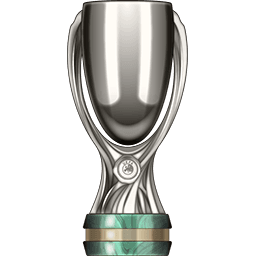 Cut-out of the silver UEFA Super Cup trophy